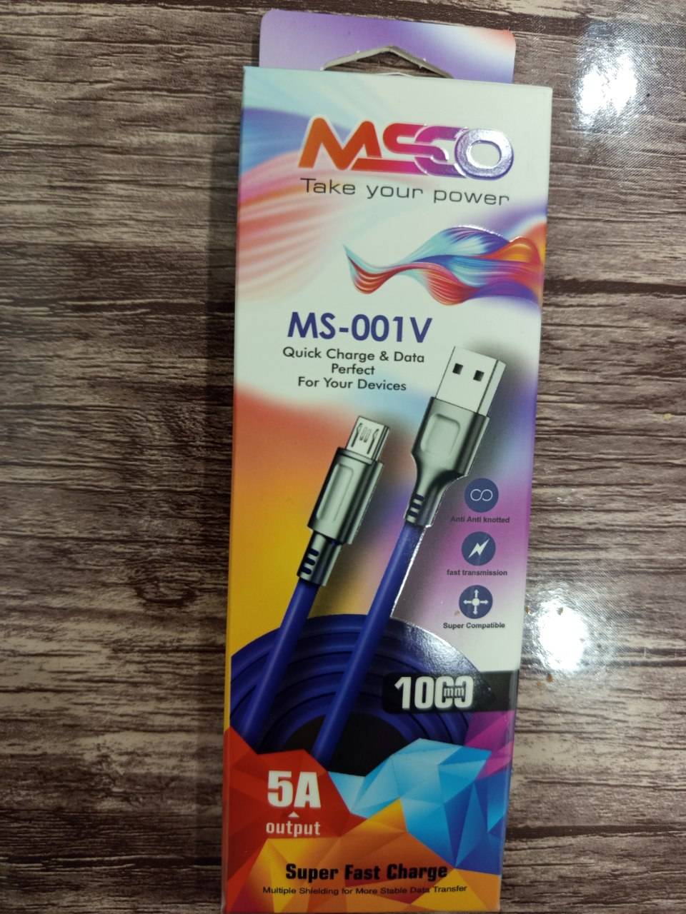 کابل شارژ سریع و دیتا  ام اس کو (MSCO ) مدل MS-001V